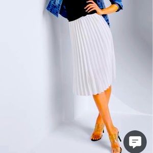 Pleated Midi Skirt size Medium
